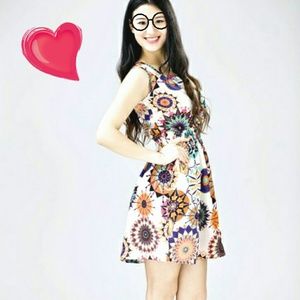 Floral Print Sleeveless Dress NWOT